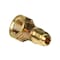 Thrifco Plumbing No. 50 1/4 Inch Flare x 1/4 InchFIP Brass 90 Elbow Adapter 4401172 - alternate 2